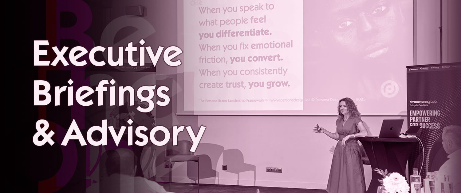 Executive Briefings, Advisory Leadership Alignment and Brand Leadership with Lorraine Carter