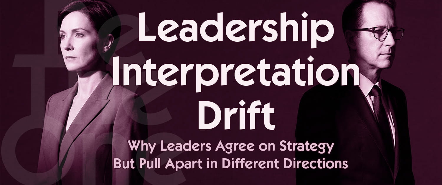 Leadership Friction Leadership Interpretation Drift