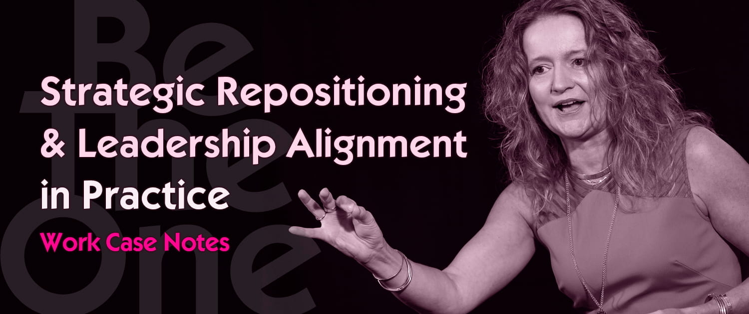 Strategic Repositioning and Leadership Alignment Work Case Notes Lorraine Carter