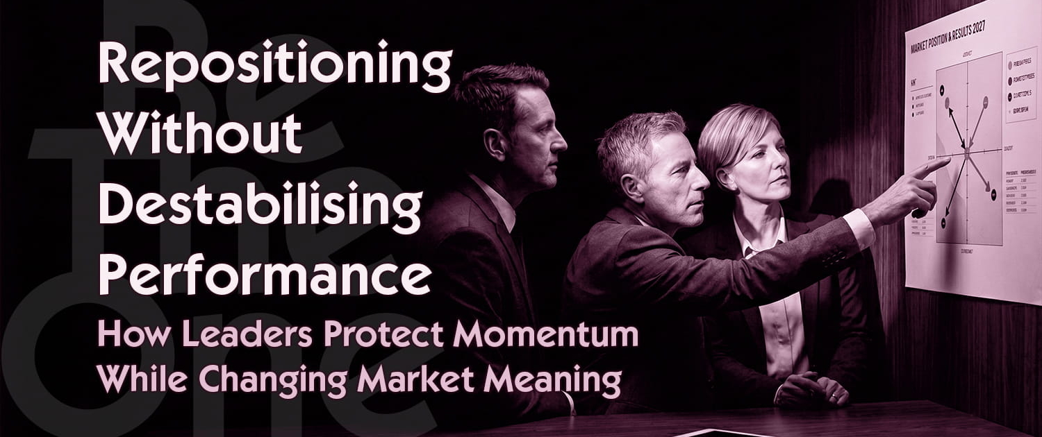 strategic repositioning without destabilising performance